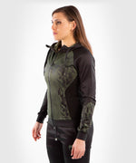 Sudadera Con Cremallera Para Mujer UFC Venum Authentic Fight Week - Caqui Foto 3