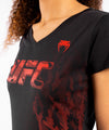 Camiseta De Algod??n Manga Corta Para Mujer UFC Venum Authentic Fight Week - Negro Foto 4
