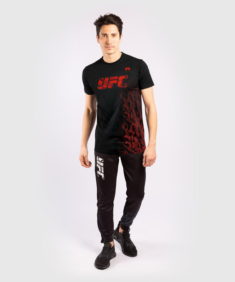 Camiseta De Algod??n Manga Corta Para Hombre UFC Venum Authentic Fight Week - Negro Foto 5