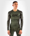 Camiseta De Compresi??n Manga Larga Para Hombre UFC Venum Authentic Fight Week Performance - Caqui Foto 1