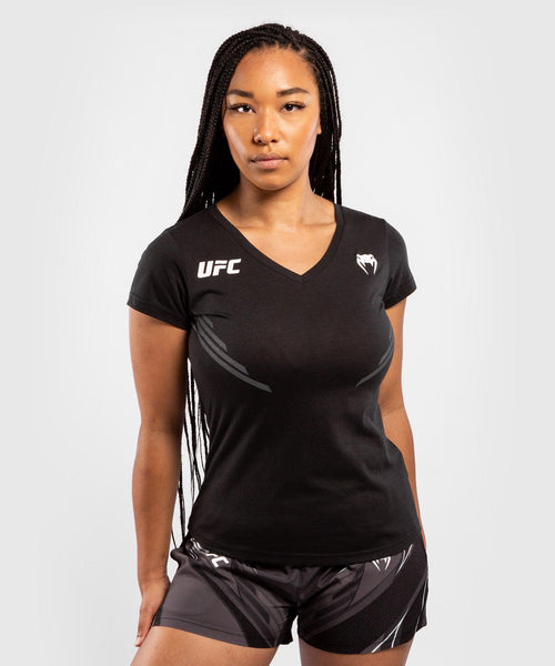 Camiseta Para Mujer UFC Venum Replica - Negro Foto 1