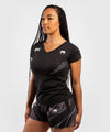 Camiseta Para Mujer UFC Venum Replica - Negro Foto 3