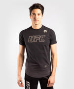 Camiseta De Algod??n Manga Corta Para Hombre UFC Venum Authentic Fight Week - Negro Foto 1