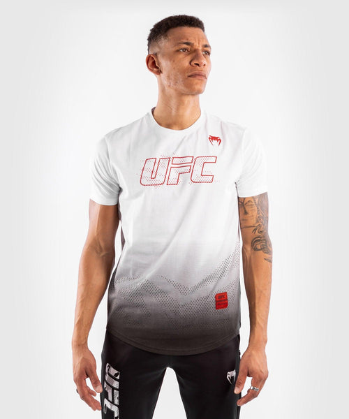 Camiseta De Algod??n Manga Corta Para Hombre UFC Venum Authentic Fight Week - Blanco Foto 1