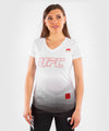 Camiseta De Algod??n Manga Corta Para Mujer UFC Venum Authentic Fight Week - Blanco Foto 1