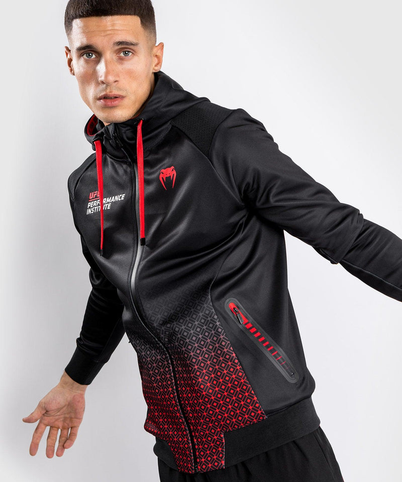 Sudadera con capucha Venum UFC Performance Institute - Negro/Rojo