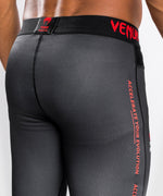 Pantalones de compresión Venum UFC Performance Institute - Negro/Rojo