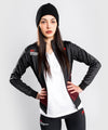 Chaqueta Venum UFC Performance Institute - Para mujer - Negro/Rojo