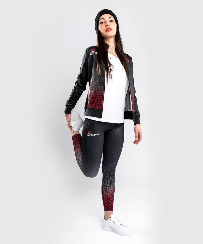 Chaqueta Venum UFC Performance Institute - Para mujer - Negro/Rojo