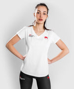 Camiseta Venum UFC Performance Institute - Para mujer - Blanco