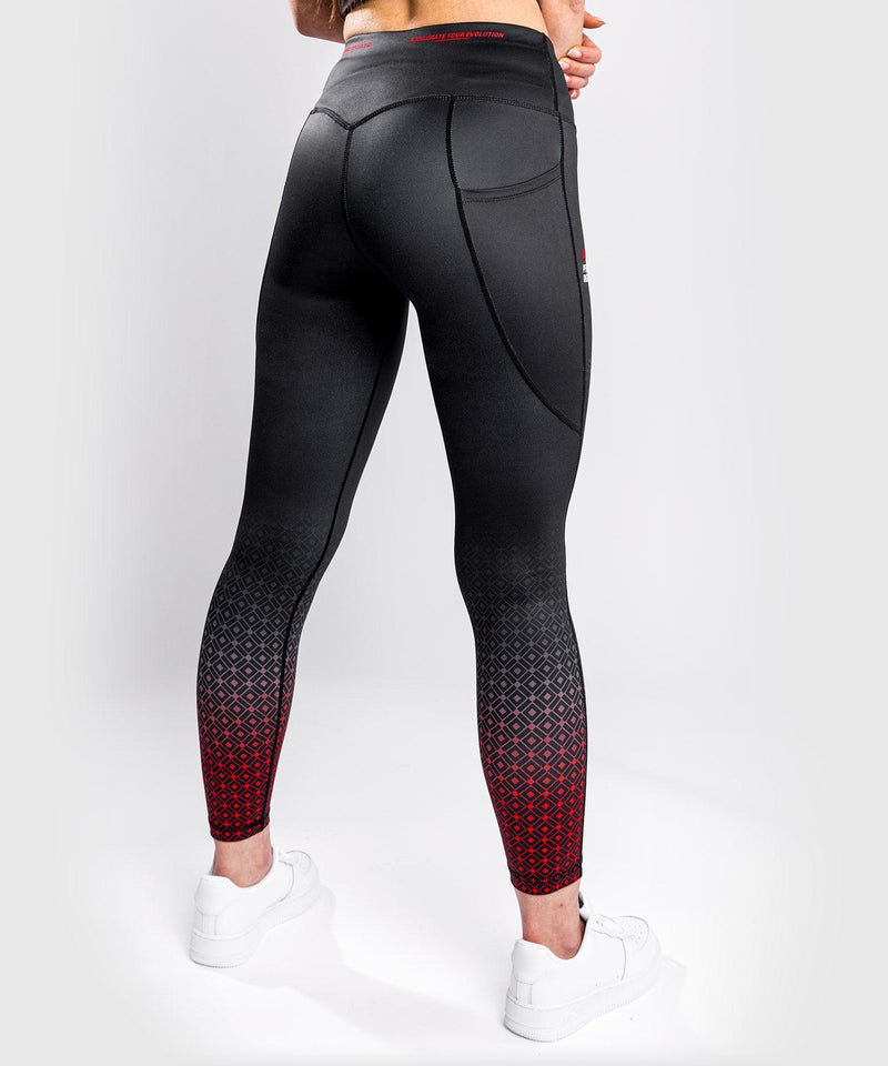 Leggings Venum UFC Performance Institute - Negro/Rojo