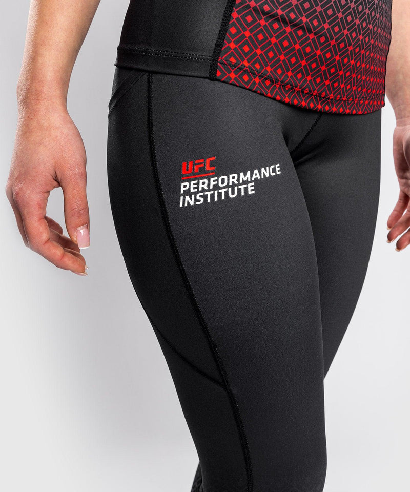 Leggings Venum UFC Performance Institute - Negro/Rojo