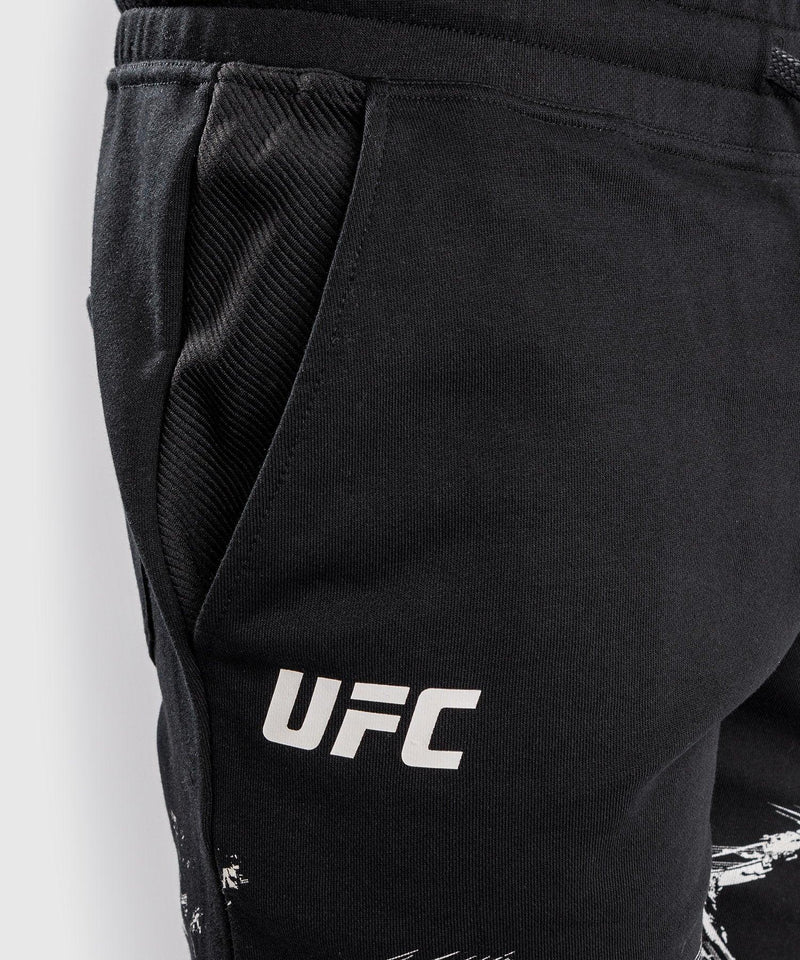 Pantalones cortos de algodón UFC Venum Authentic Fight Week 2.0 - Negro/Arena