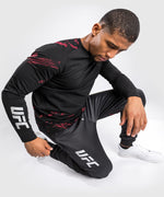 UFC Venum Authentic Fight Week 2.0 T-Shirt - Long Sleeves - Black/Red