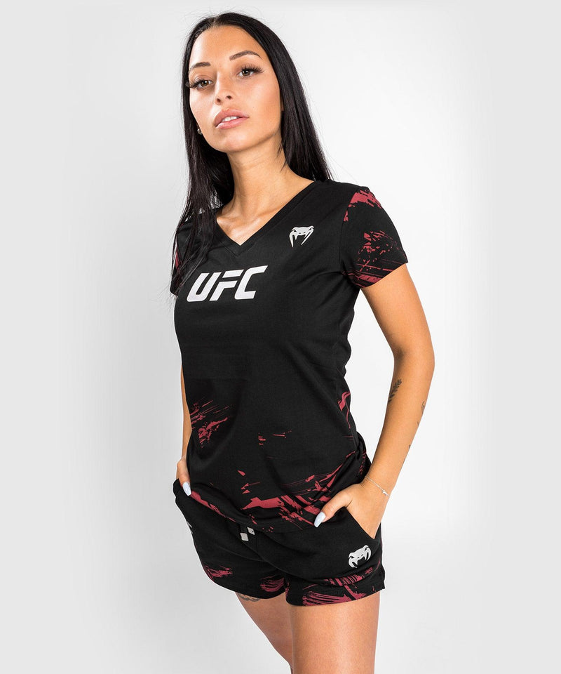 UFC Venum Authentic Fight Week 2.0 T-Shirt - For Women - Black/Red