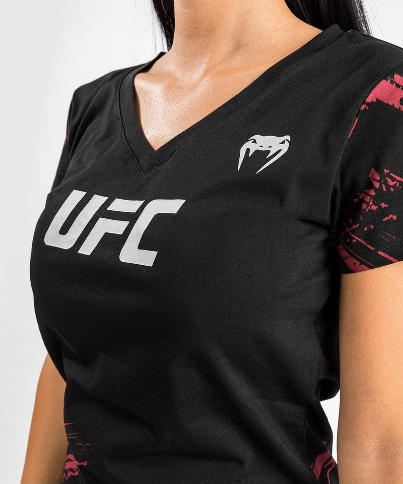 UFC Venum Authentic Fight Week 2.0 T-Shirt - For Women - Black/Red