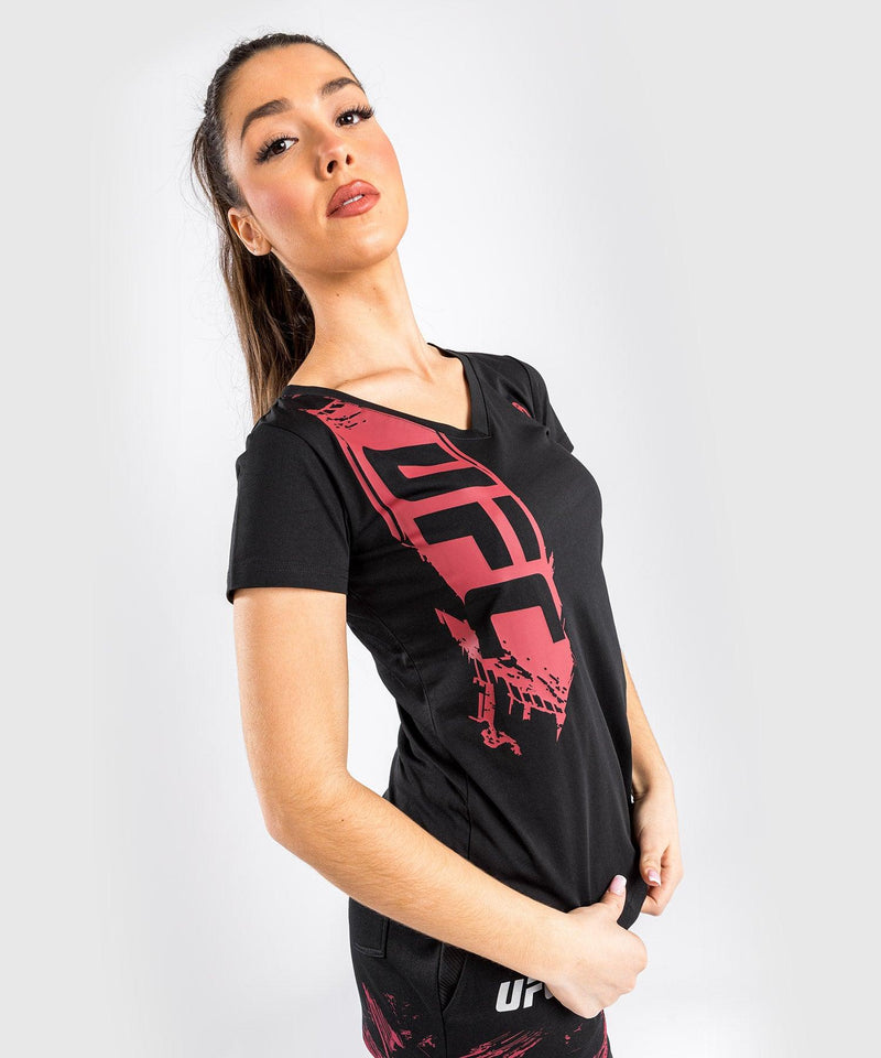 UFC Venum Authentic Fight Week 2.0 T-Shirt - For Women - Black/Red