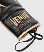 Guantes de Boxeo profesional Venum Giant 2.0  â€? cordones - Negro/Oro Foto 5