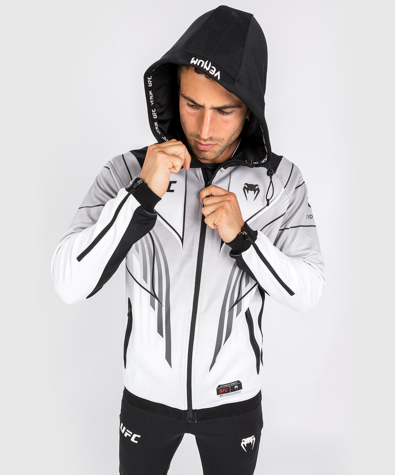 Sudadera con capucha UFC Venum Authentic Fight Night 2.0 para hombre - Blanco