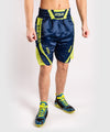 Shorts de boxeo Venum Origins - Azul/Amarillo Foto 1