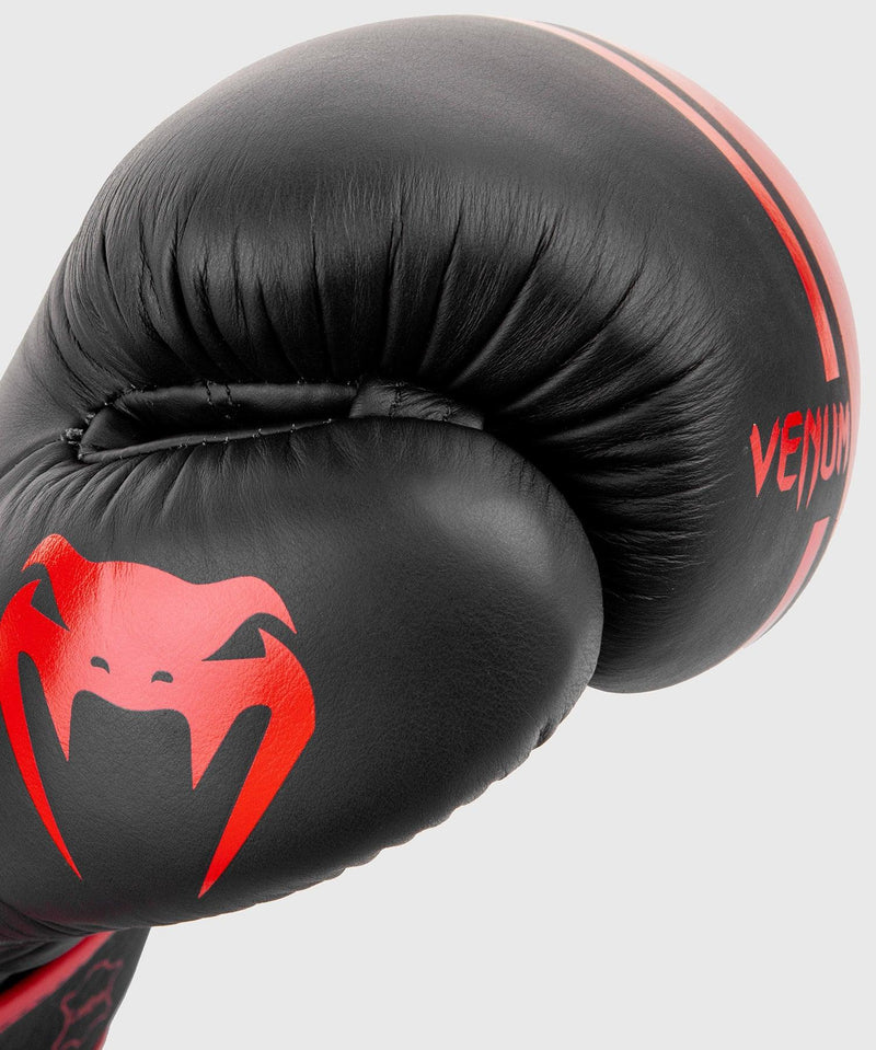 Guantes de Boxeo profesional Venum Shield â€? Velcro - Negro/Rojo Foto 8
