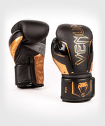 Guantes de boxeo Venum Elite Evo - Negro/Bronce Foto 1