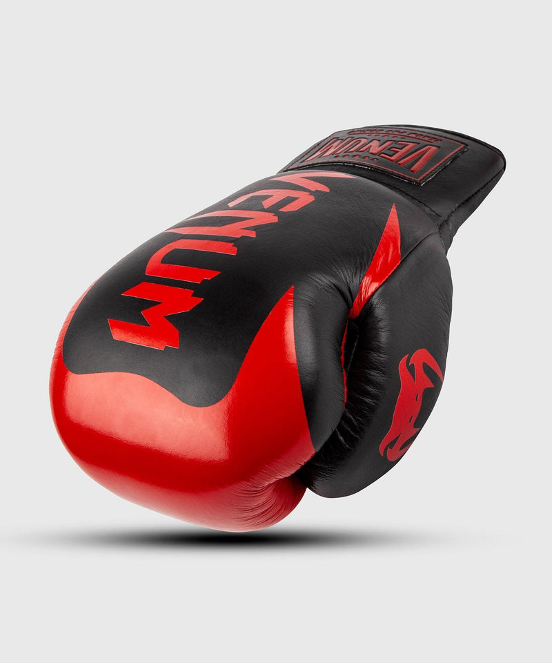 Guantes de Boxeo profesional Venum Hammer â€? Cordones - Negro/Rojo Foto 1