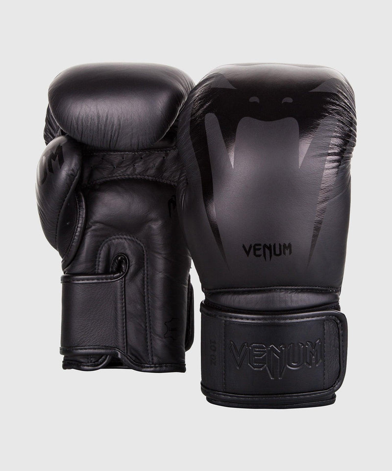 Guantes de Boxeo Venum Giant 3.0 - Cuero Nappa - Negro/Negro Foto 3