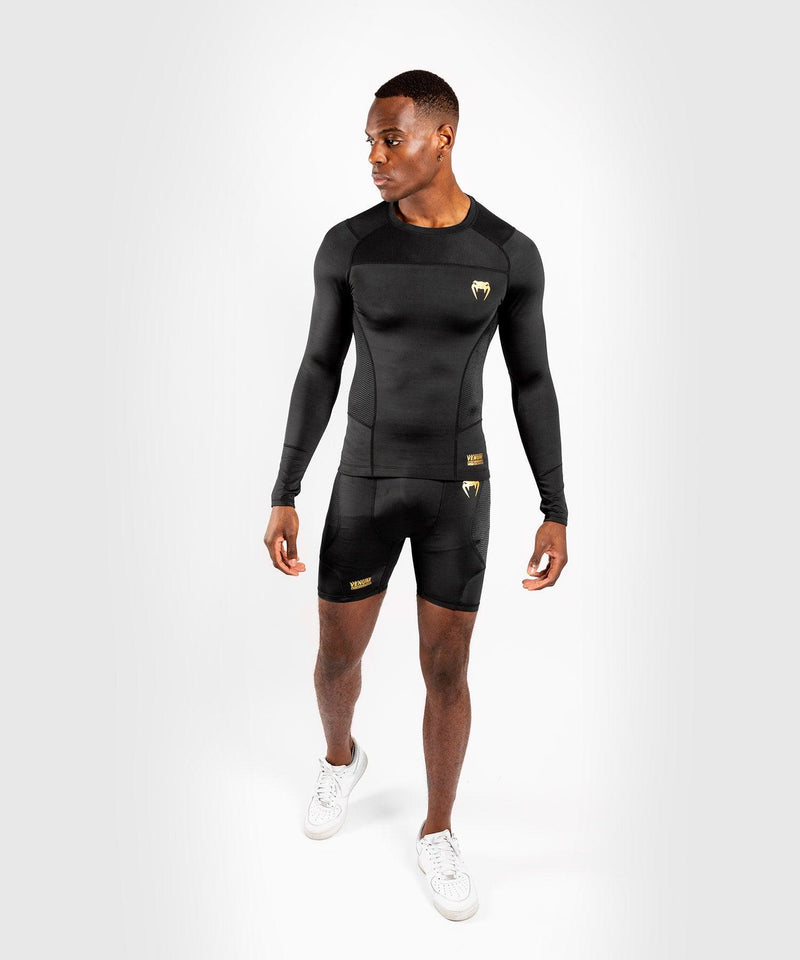 Venum G-Fit Rashguard - Manga larga - Negro/Oro Foto 9