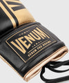 Guantes de Boxeo profesional Venum Shield â€? cordones - Negro/Oro Foto 5