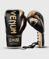 Guantes de Boxeo profesional Venum Hammer â€? Cordones - Negro/Oro Foto 2