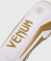 Espinilleras Venum Elite Standup - Blanco/Oro Foto 2