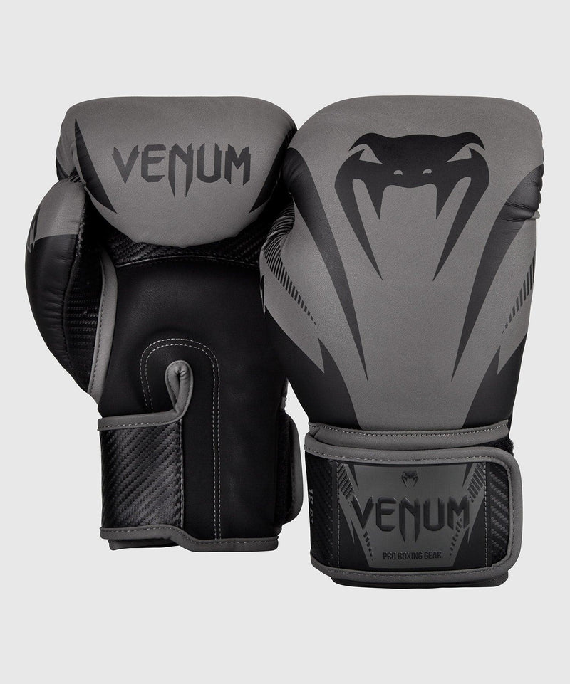 Guantes de Boxeo Venum Impact - Gris/Negro Foto 2