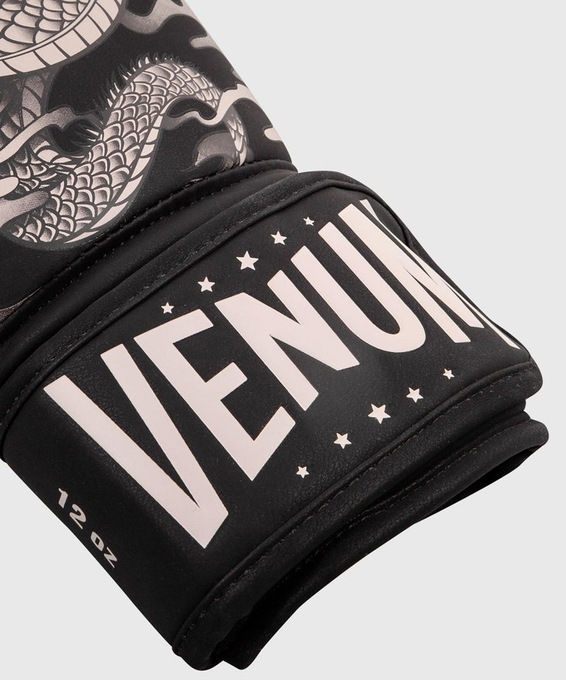 Guantes de boxeo Venum Dragon's Flight - Negro/Arena Foto 5