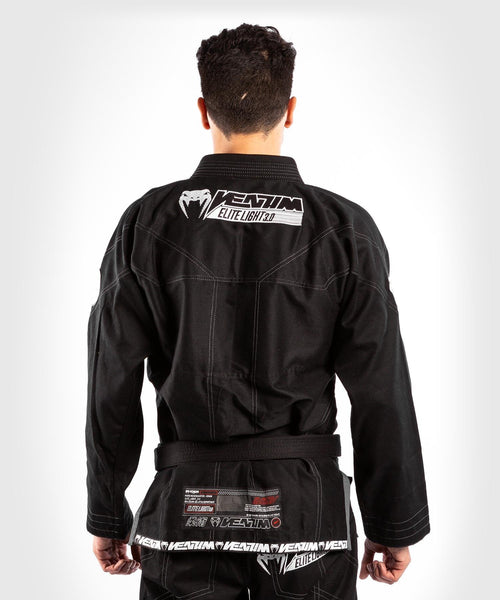 Kimono Venum Elite 3.0 Light BJJ - Negro Foto 2