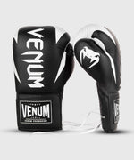 Guantes de Boxeo profesional Venum Hammer â€? Cordones - Negro/Blanco Foto 3