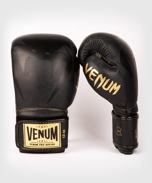 Guantes de Boxeo profesional Venum Giant 2.0  â€? Velcro - Negro/Negro-Oro Foto 1