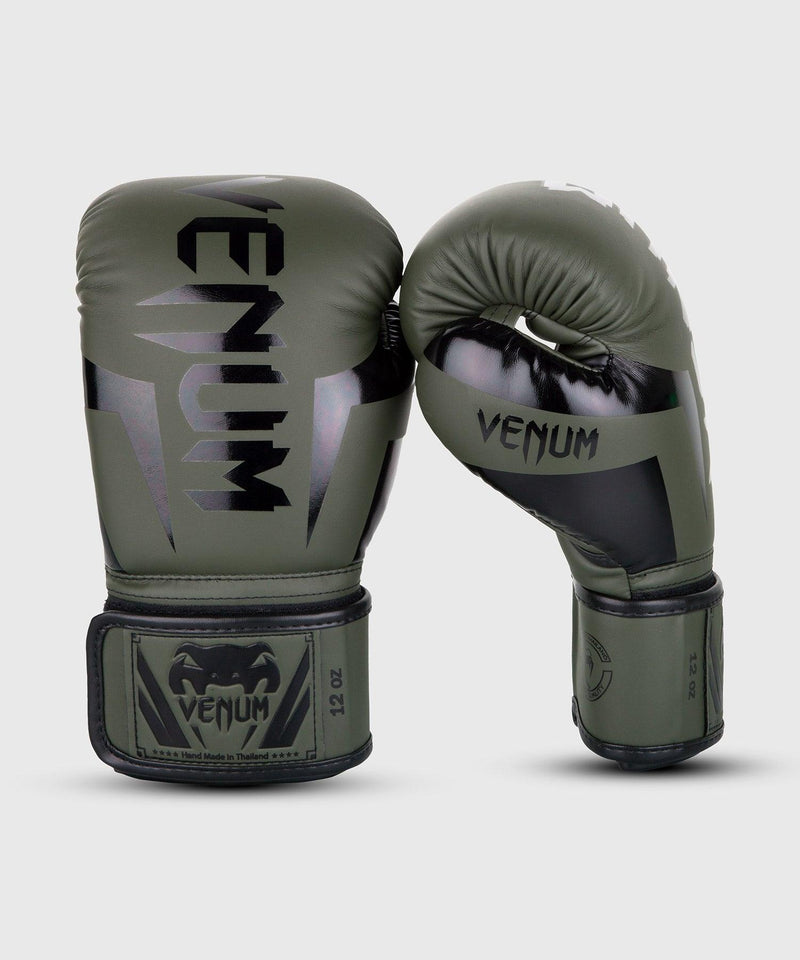 Guantes de Boxeo Venum Elite - Kaki/Negro Foto 2