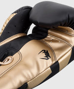 Guantes de Boxeo Venum Elite  - Negro/Oro Foto 4