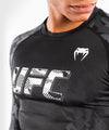 Camiseta De Compresi??n Manga Larga Para Hombre UFC Venum Authentic Fight Week Performance - Negro Foto 4