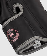 Guantes de boxeo Venum Elite - Negro/Oro rosa Foto 2