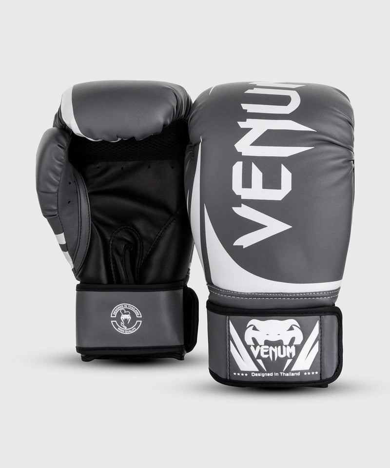 Guantes de Boxeo Venum Challenger 2.0 â€? Gris/Blanco-Negro Foto 3