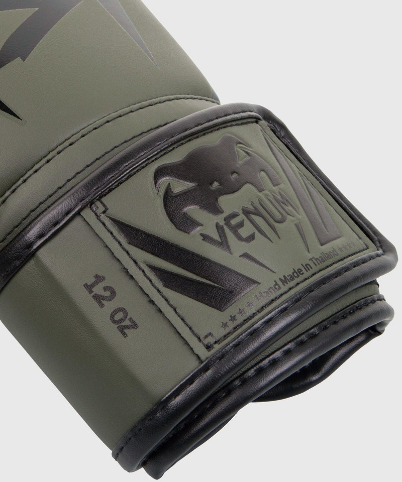 Guantes de Boxeo Venum Elite - Kaki/Negro Foto 4