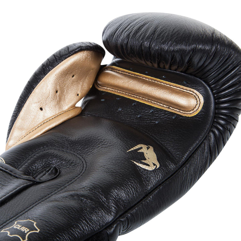 Guantes de Boxeo Venum Giant 3.0 - Cuero Nappa - Negro/Oro