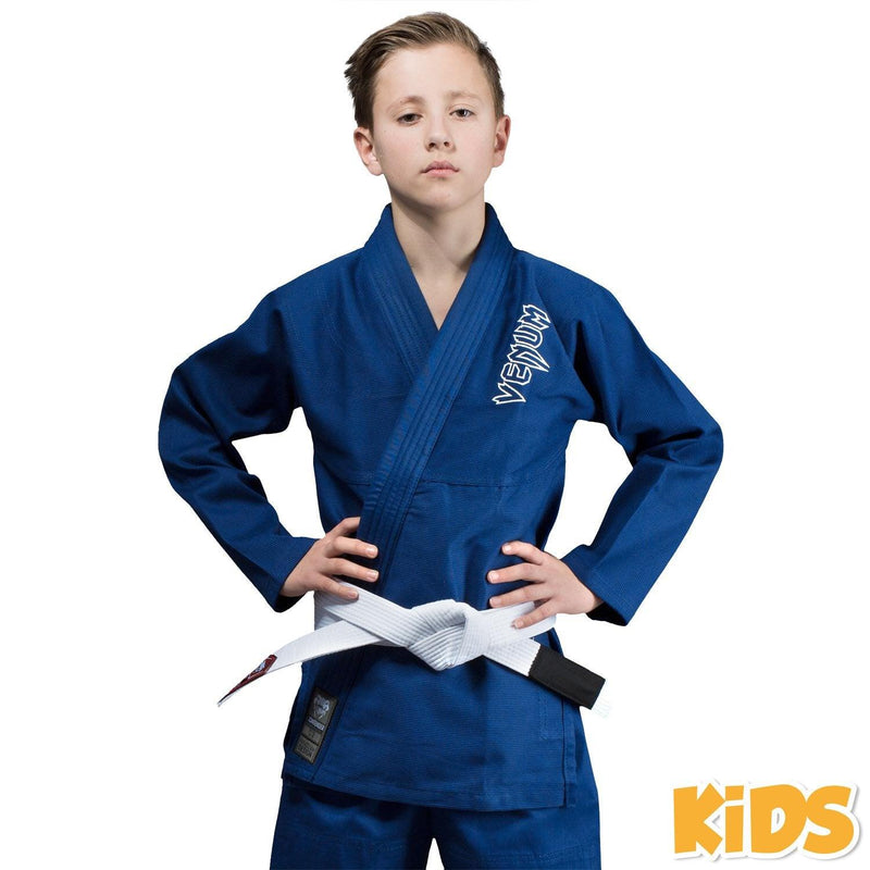 Kimono de BJJ Venum Contender Kids - Azul