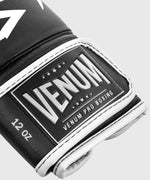 Guantes de Boxeo profesional Venum Hammer â€? Velcro - Negro/Blanco Foto 4