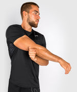 Camiseta Dry-Tech Venum Classic Evo -  Negro/Negro Reflectante