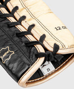 Guantes de Boxeo profesional Venum Hammer â€? Cordones - Negro/Oro Foto 6