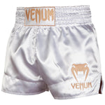 Pantalón de Muay Thai Venum Classic - Blanco/Oro