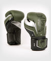 Guantes de boxeo Venum Elite Evo - Caqui/Plateado Foto 1